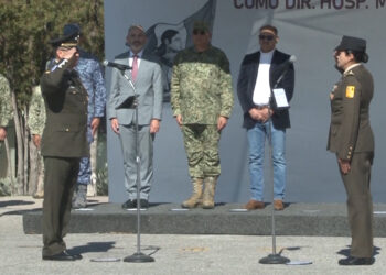 Luz María Aguilar Anguiano asume dirección del Hospital Militar de Chihuahua