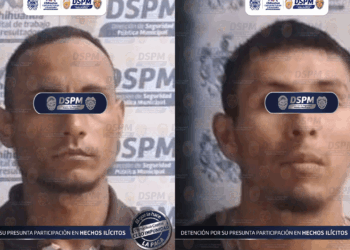 Caen dos a bordo de auto robado en Vistas Cerro Grande