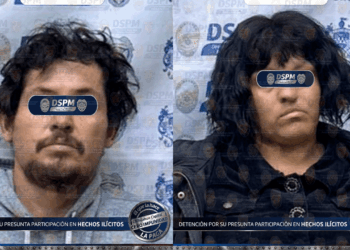 Detienen a pareja en Vistas del Norte