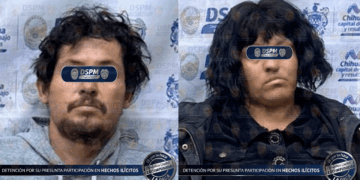 Detienen a pareja en Vistas del Norte