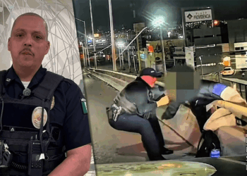 Agente municipal evita que joven de 19 años saltara de un puente