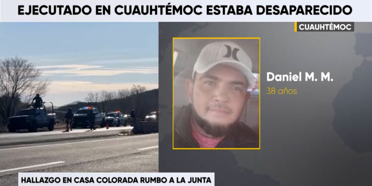 Identifican a ejecutado en tramo Cuauhtémoc-La Junta