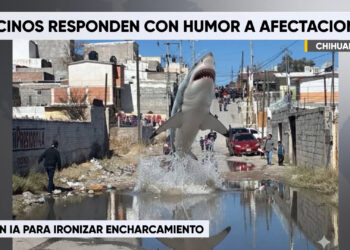 Vecinos de Mármol II viralizan memes por enorme charco