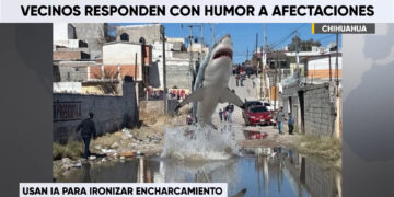 Vecinos de Mármol II viralizan memes por enorme charco