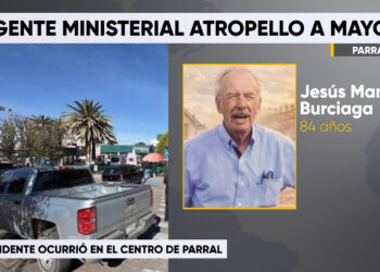 Adulto mayor muere tras ser atropellado por agente ministerial en Parral