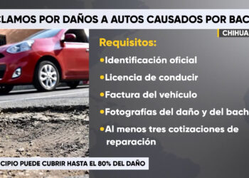 Ayuntamiento de Chihuahua ofrece apoyo por daños en vehículos