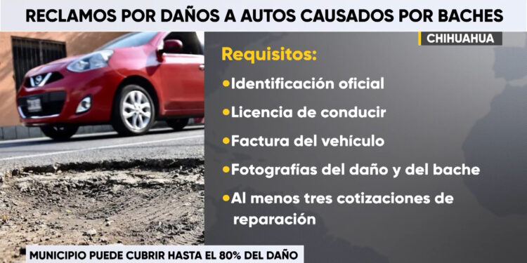 Ayuntamiento de Chihuahua ofrece apoyo por daños en vehículos