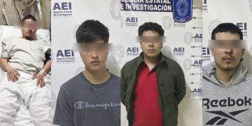 Presentan a sujetos acusados de participar en intercambio de disparos en colonia Cerro Prieto