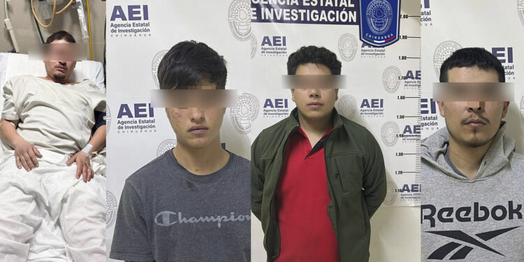 Presentan a sujetos acusados de participar en intercambio de disparos en colonia Cerro Prieto