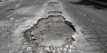Avanza plan de bacheo en la capital: Van casi 9 mil hoyos reparados