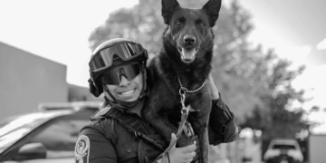 Fallece Vico, perro policía que fue atacado con machete