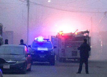 Se incendió tanque de gas en casa de adultos mayores