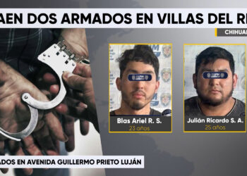 Detienen a dos hombres por delitos contra la salud y arma de fuego