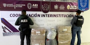 Aseguran casi 93 kilogramos de mariguana en la carretera libre a Juárez