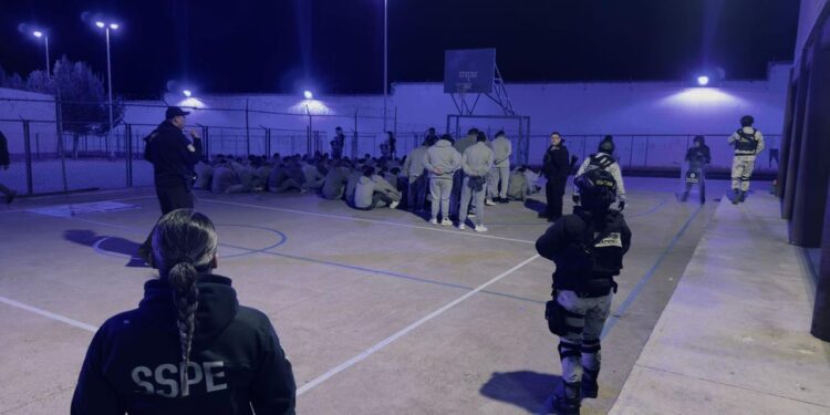 Realizan revisión extraordinaria en el Cereso No. 4 de Hidalgo del Parral