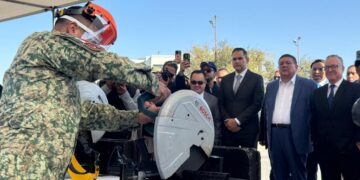 Ceremonia de destrucción de armas organizada por el Ejército Mexicano