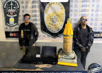 Recuperan artículos robados y detienen a dos por robo en un despacho de abogados