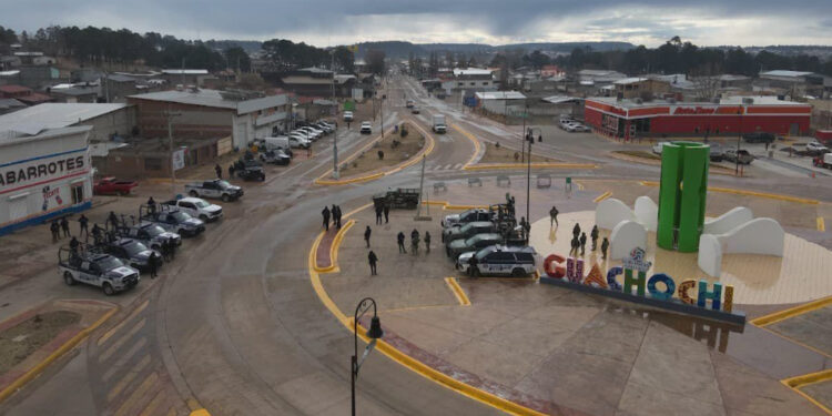 Refuerza Policía Estatal operativo en Guachochi