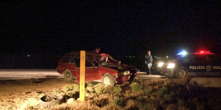 Choque por alcance deja tres lesionados en Cuauhtémoc
