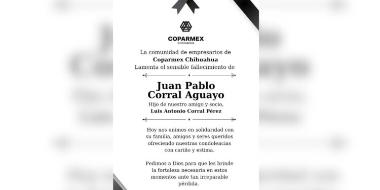 Fallece hijo de empresario cuauhtemense