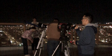 Realizan “Noche de Telescopios” en Cuauhtémoc
