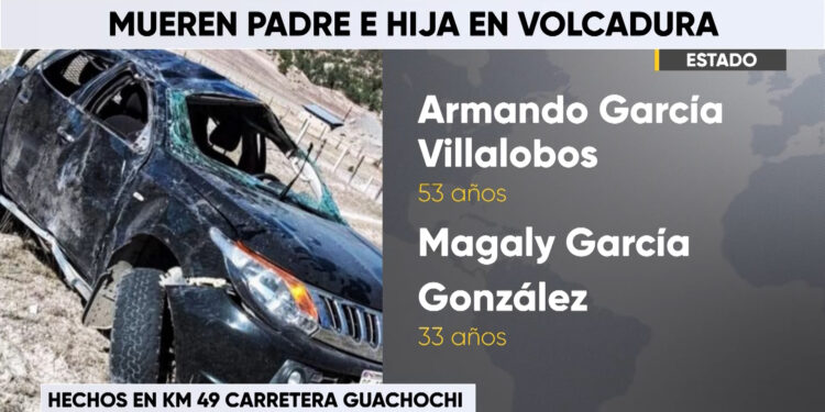 Mueren padre e hija en la carretera Guachochi–Nonoava