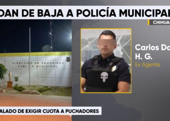 Policías municipal es despedido por presunto cobro de “cuotas de piso”