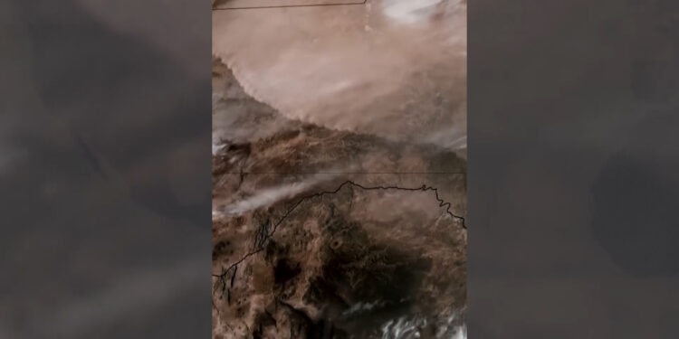 Polvo del frente frío en Texas se aproxima a Chihuahua