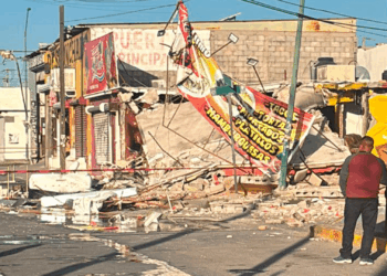 Se registra explosión en taquería de la avenida Dostoievski