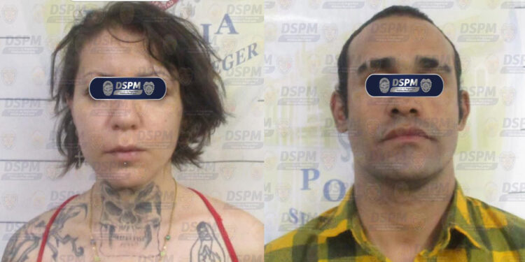 Detienen a dos acusados de engaño con venta de dólares y robar auto