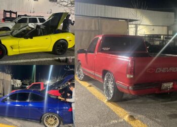 Frenan arrancones en el norte: Caen Corvette y otros dos vehículos en operativo