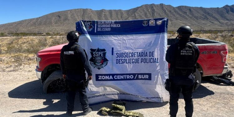 Asegura SSPE en Ojinaga vehículo con reporte de robo en EE.UU