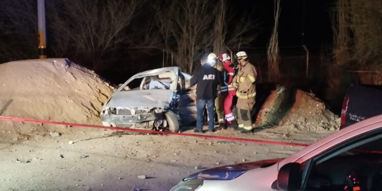 Fatal accidente en el libramiento Gómez Morín