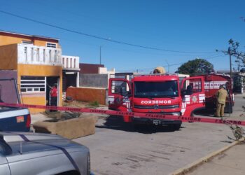 “Flamazo” de tanque de gas consume vivienda; se confirmó el deceso de dos perros