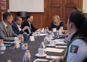 Maru Campos encabeza sesión de la Mesa de Seguridad