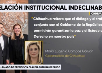 Maru Campos llama a mantener coordinación con el Gobierno Federal en materia de seguridad