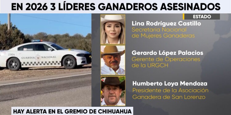 Tres líderes ganaderos han sido asesinados en distintos hechos en el estado