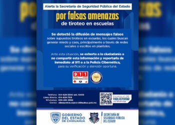 Alertan SSPE sobre mensajes falsos de tiroteos en escuelas