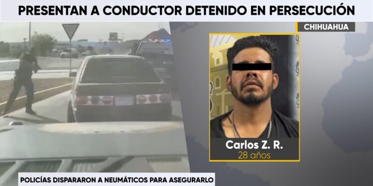 Detienen a joven tras persecución por vehículo con reporte de robo en la capital