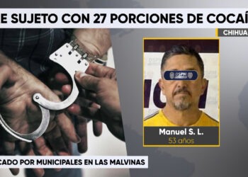 Detenido presunto narcomenudista en Las Malvinas