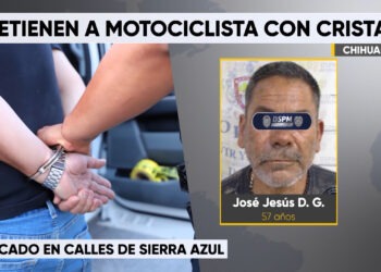 Detenido en Sierra Azul por presunta posesión de cristal