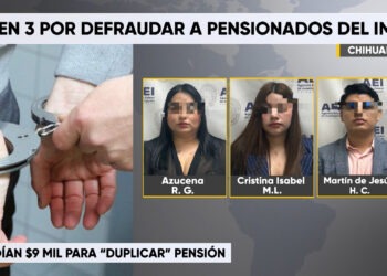 Caen tres por defraudar a pensionados del IMSS