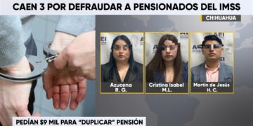 Caen tres por defraudar a pensionados del IMSS