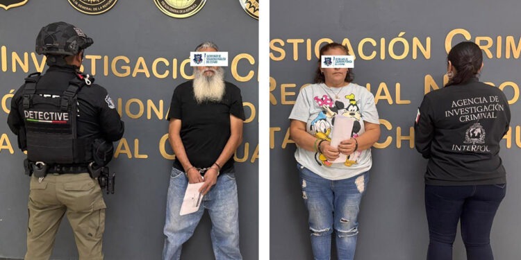 Detienen a pareja con órdenes de extradición a EE. UU.; asociada a delitos de trata de menores