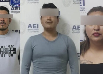 Detienen a tres personas con droga y arma de fuego en la colonia El Porvenir