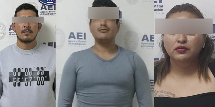 Detienen a tres personas con droga y arma de fuego en la colonia El Porvenir