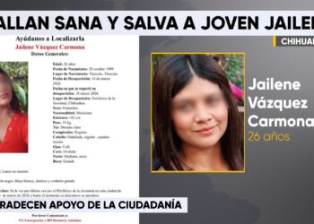 Localizan sana y salva a Jailene Vázquez Carmona