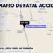 Así luce el sitio del camión accidentado en la carretera Chihuahua–Delicias