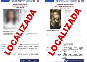Localiza FEM a dos mujeres reportadas como ausentes en la ciudad de Chihuahua