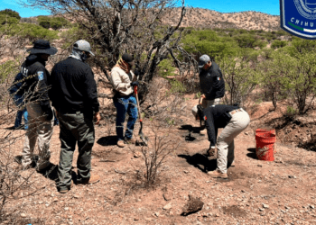 Localizan restos óseos durante rastreo en la Presa Torreoncillos, en Matamoros